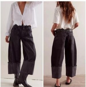 We The Free Olsen Cuffed Barrel Jeans 31